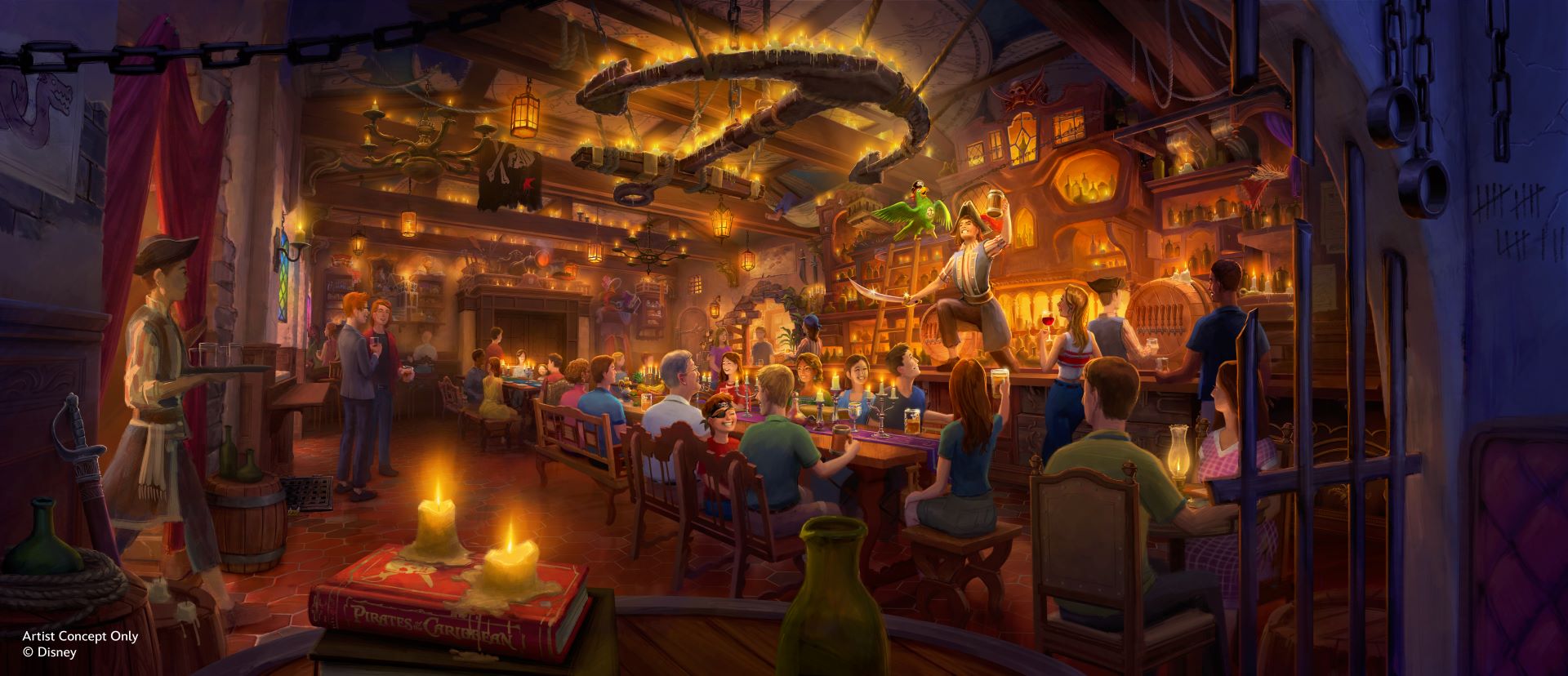 The Beak and Barrel: New Details from the Pirates of the Caribbean Tavern 
